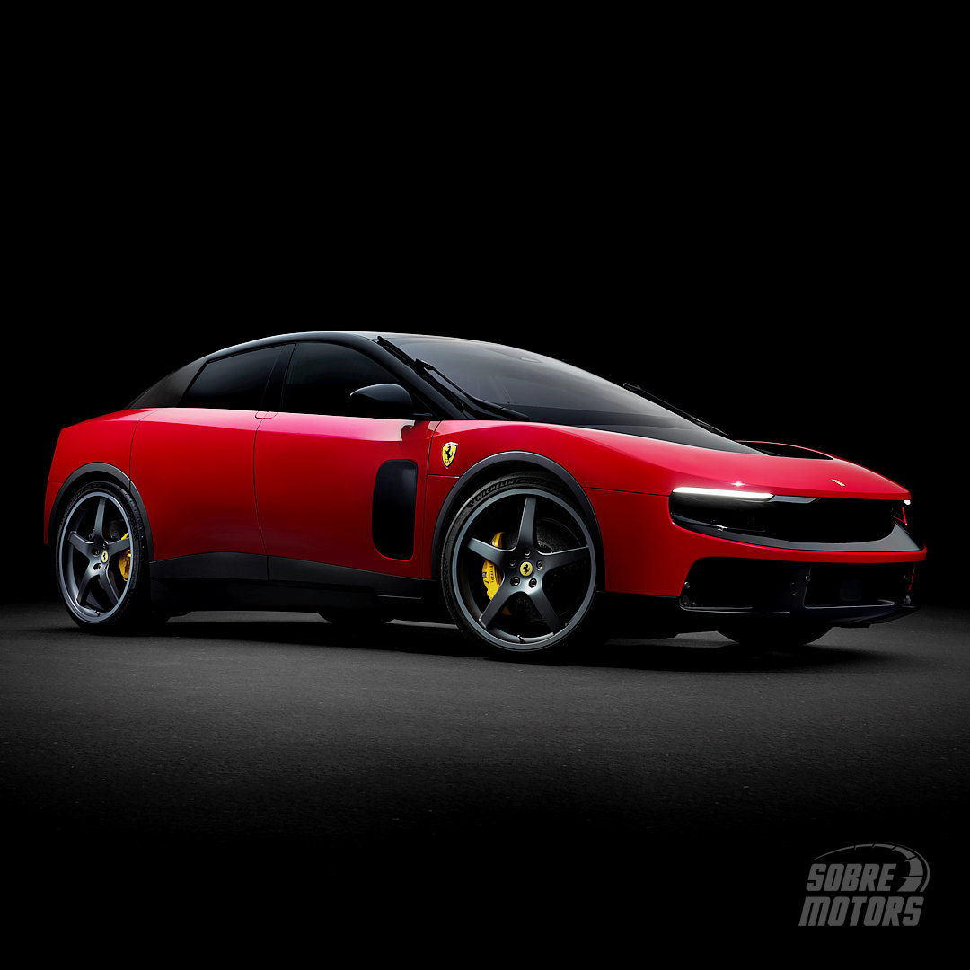 Ferrari Luce: o primeiro elétrico de Maranello divide opiniões com design polêmico e toque de Apple